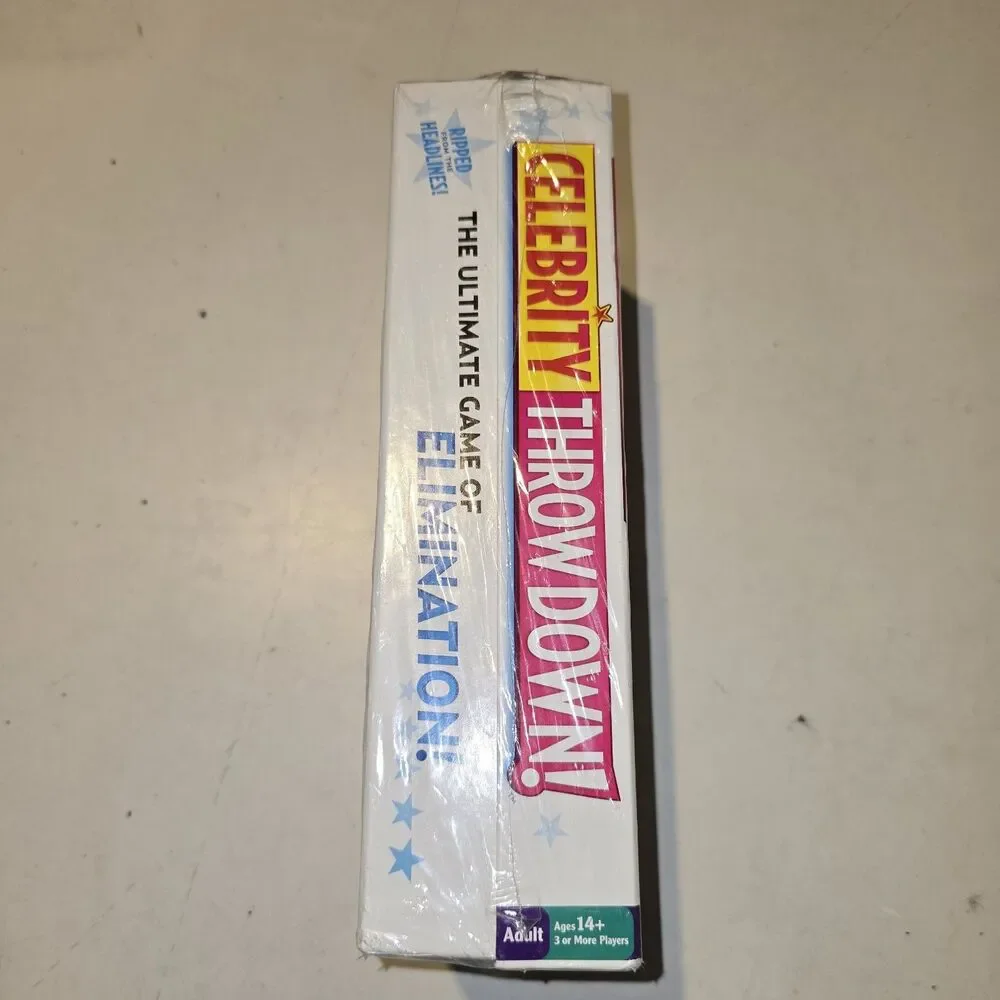 Celebrity Throw Down Board Game From Buffalo New Sealed